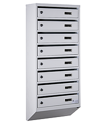 Ящик поштовий багатосекційний ЯП08А (сірий)