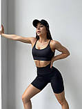 Чорний жіночий топ "Profitness", фото 3