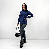 📌 Жіноча кофта повсякденна з ґудзиками, ангора софт, весна/осінь | Стильний джемпер м'який | Норма та батал, фото 3