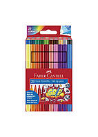 Фломастеры 20 цв. FABER CASTELL Grip трехгранные (155320)