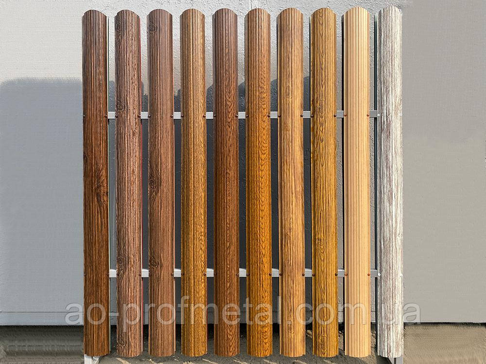 Штакетник для забору на дерево ПРИНТЕЧ., фото 1