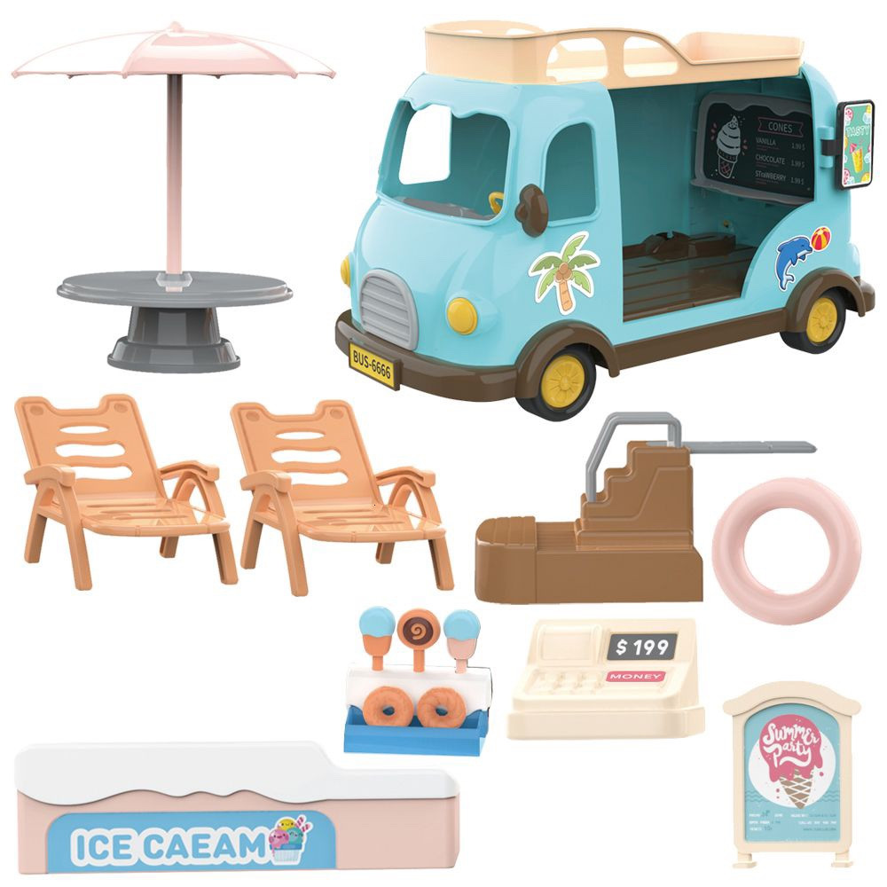 Автобус "Фургон із морозивом" (аналог Sylvanian families) арт. C 02, фото 1