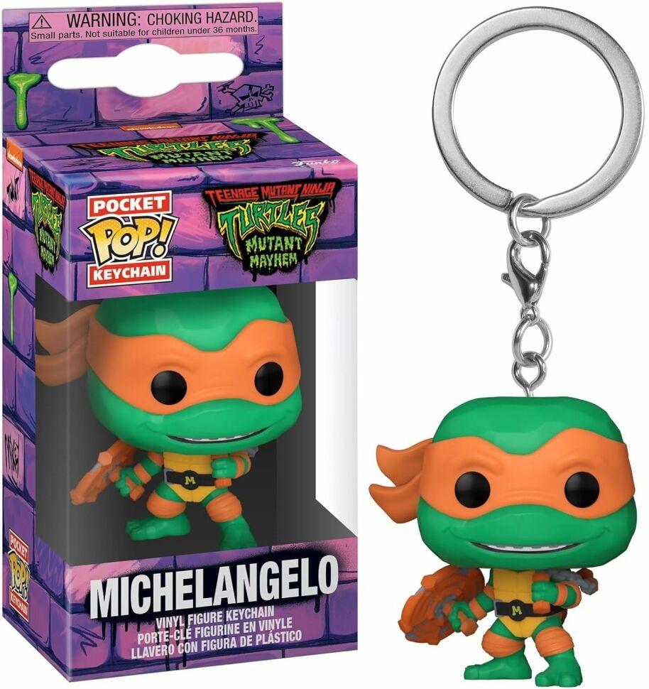 Брелок Funko TMNT Teenage Mutant Ninja Turtles Michelangelo фанко Черепашки ніндзя Мікеланджело 4 см.