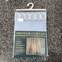 Шторка для ванної Shower curtain 180х180см. блакитний