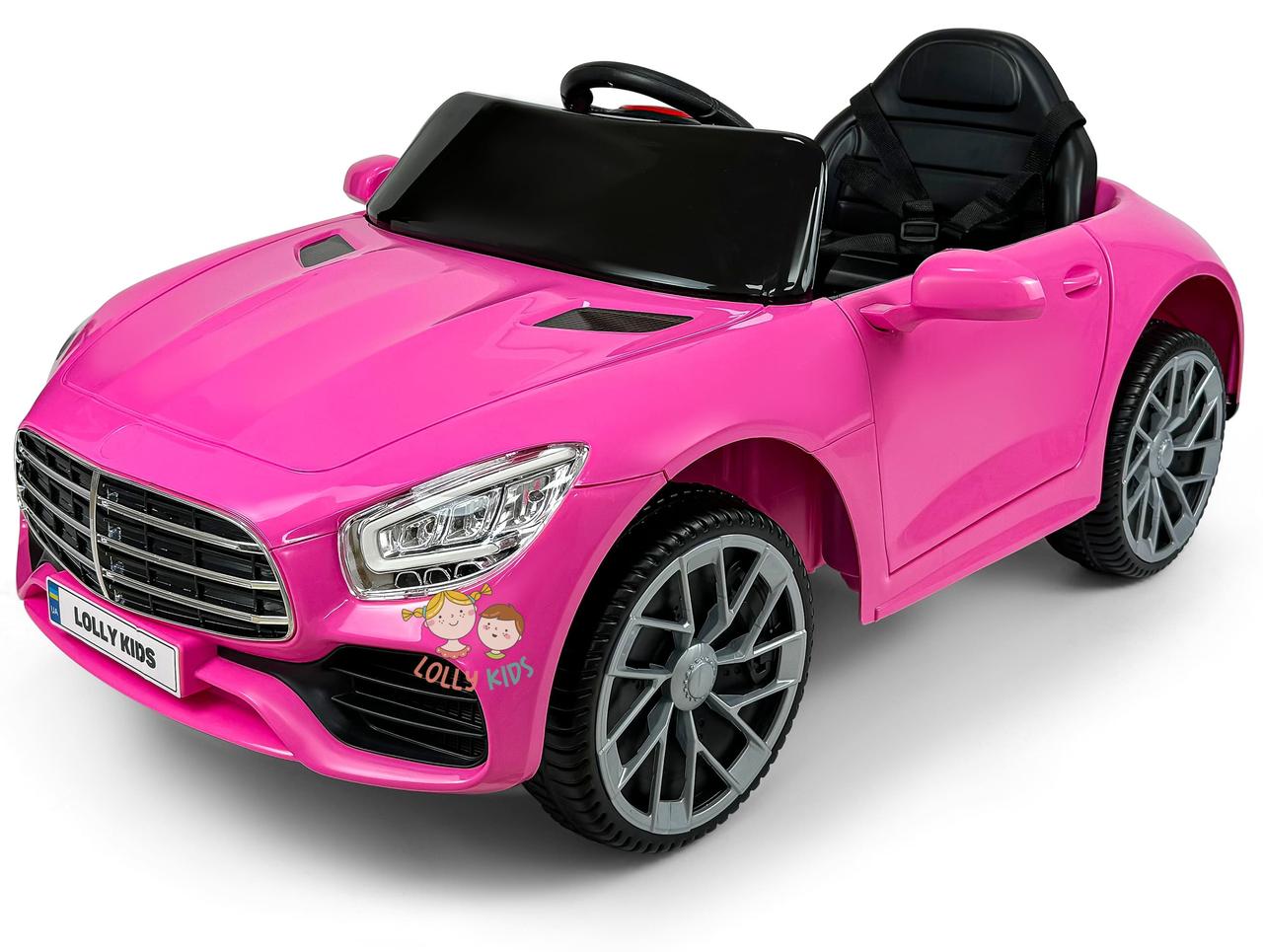 Електромобіль дитячий Lolly Kids LKT-409 з пультом керування рожевий (9736)