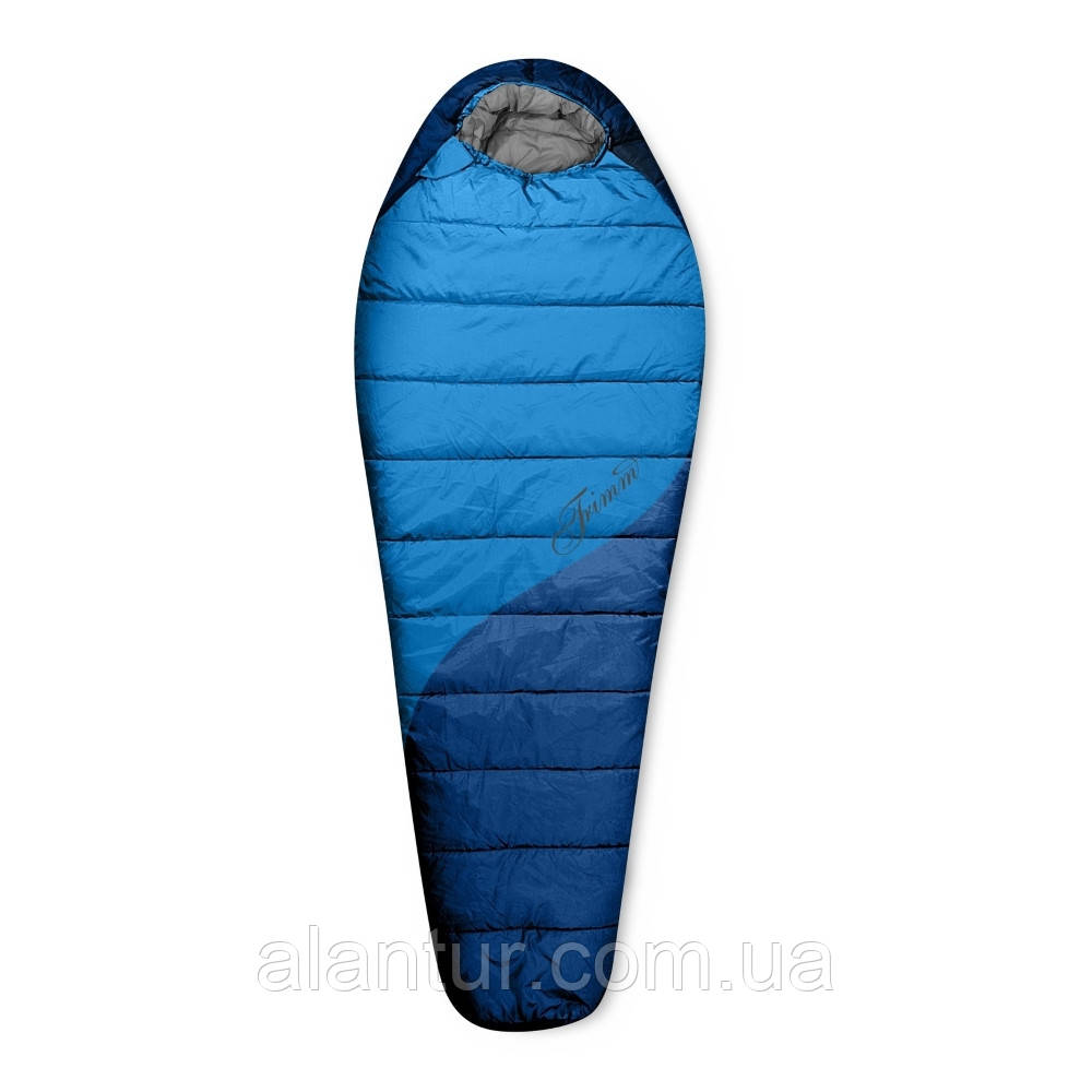 Спальний мішок Trimm Balance 185 L, синій - зручний туристичний спальний мішок для літнього використання., фото 1