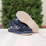 Жіночі кросівки Adidas Forum 84 Low Off White Thread кеди весна-осінь повсякденні замшеві. Живе фото, фото 6