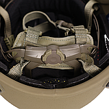 Шолом балістичний Galvion (Revision) Batlskin Viper P6N, Розмір: Size 3 (M/L), Колір: Tan, фото 9