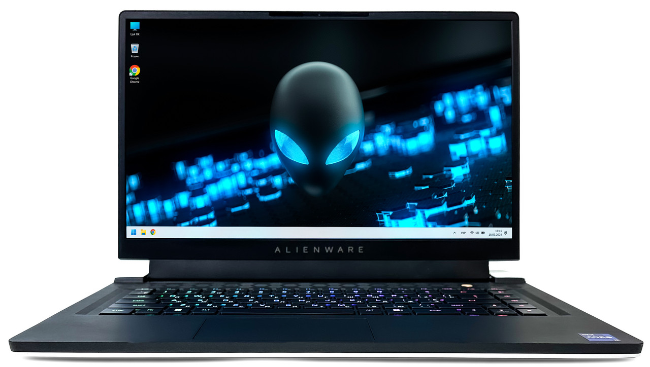 Ноутбук Alienware X15 R2: Core i9-12900H / RAM 32 ГБ / GeForce RTX 3080 Ti, 16 ГБ / SSD 2 ТБ / 15.6" QHD