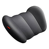 Автомобільна подушка для спини Baseus Car Lumbar Pillow Black, фото 4