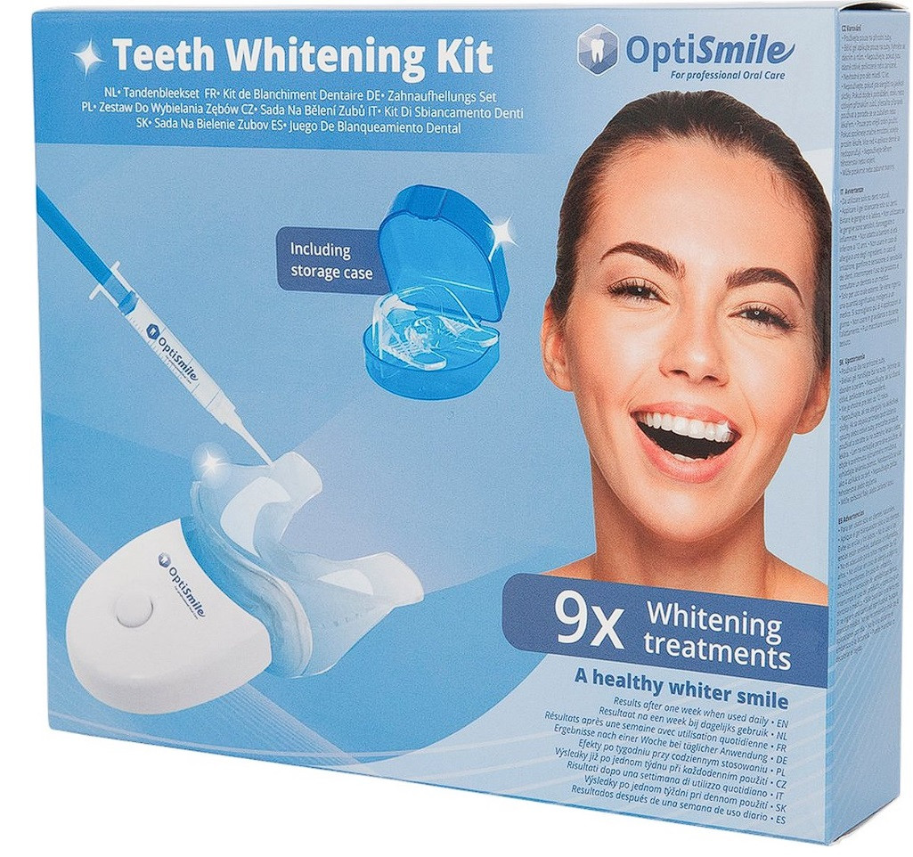 Набір для відбілювання зубів OptiSmile Teeth Whitening Kit 9х для домашнього відбілювання зубів