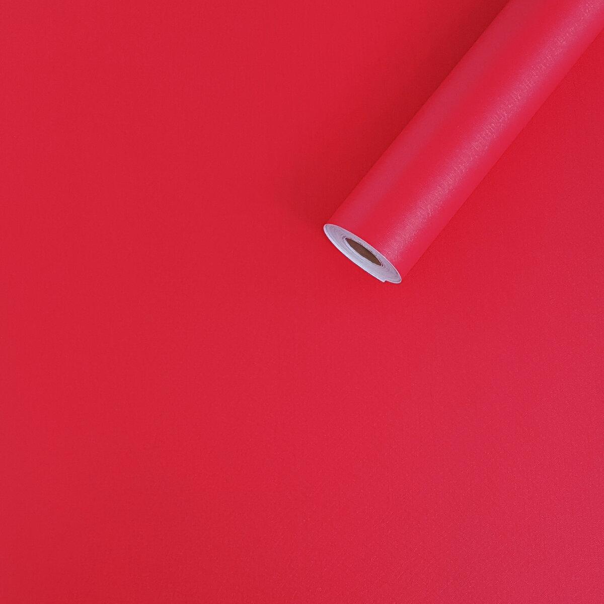 Самоклеющаяся пленка в рулоне Красная Текстура 0,45х10м для мебели универсальные пленки декоративные - фото 1 - id-p2139957692