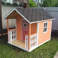 Детский игровой деревянный домик 2х2 м "Детский куточек"