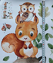 Вінілові наклейки на стіну BRUP Звірята - цар гори (лист 60 х 90 см) Б442-6, фото 5