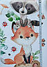 Вінілові наклейки на стіну BRUP Звірята - цар гори (лист 60 х 90 см) Б442-6, фото 6