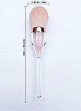 Щітка для видалення пилу з нігтів Троянда з бісером, фото 4