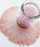 Щітка для видалення пилу з нігтів Троянда з бісером, фото 5