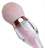 Щітка для видалення пилу з нігтів Троянда з бісером, фото 6