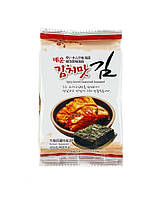 Нори - снек со вкусом острого кимчи Spicy Kimchi Seasoned Seaweed 4 г