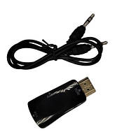 Адаптер Hdmi-Vga + 3,5 Black (small)