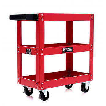 Візок для інструменту з колесами 3 полиці Kraft Dele KD1065 візок для інструментів на колесах