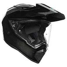 МОТОШОЛОМ ДУАЛСПОРТ AGV AX9 - GLOSSY CARBON