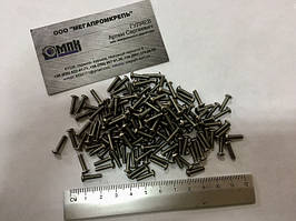 Гвинти з напівкруглими голівками