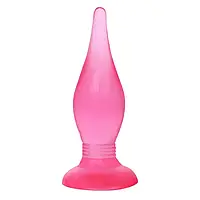 Анальна пробка на присоску "Butt plug" BI-017006 Red 14,5 см* 4 см
