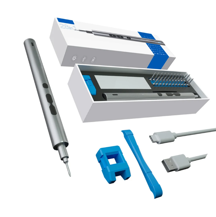 Викрутка електрична з насадками викрутка на акумуляторах набір викруток для ремонту, фото 1