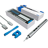 Викрутка електрична з насадками викрутка на акумуляторах набір викруток для ремонту, фото 4