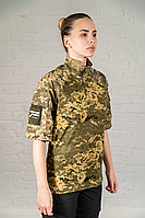 Штурмовая рубашка пиксель рипстоп полевая летняя женская тактическая зсу pixel убакс камуфляжный Ubacs mm 14