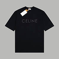 Женская футболка CELINE Размер M Чёрний