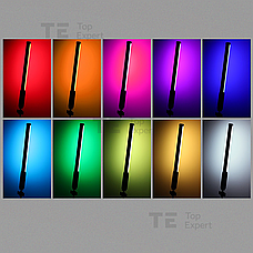 Світлодіодна лампа RGB LED STICK 50 см лампа для селфі лампа для тік тока селфі стік лампа жезл, фото 6