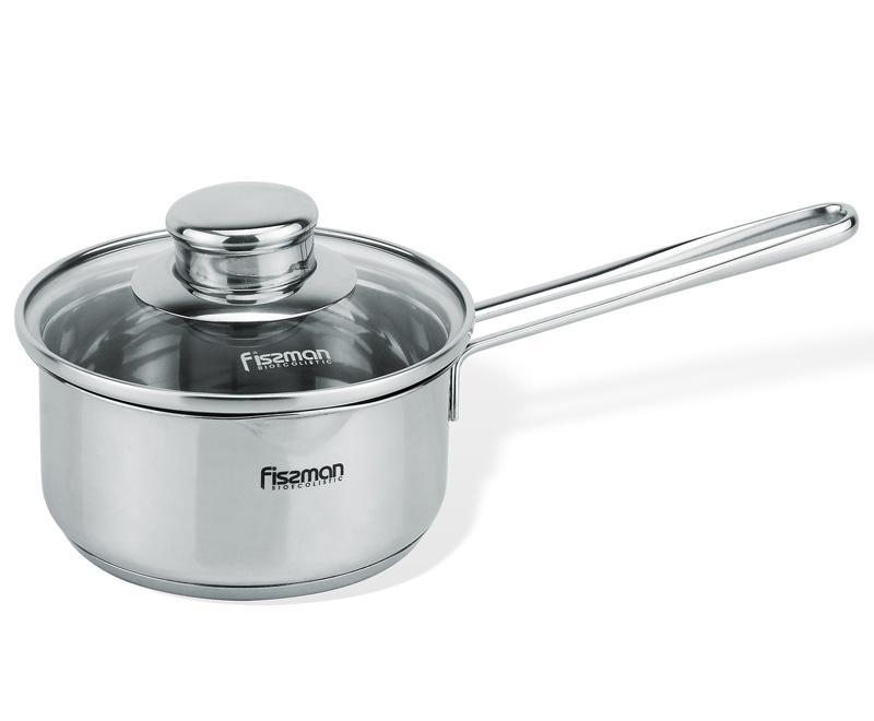 Ківш Fissman BAMBINO 600 мл зі скляною кришкою
