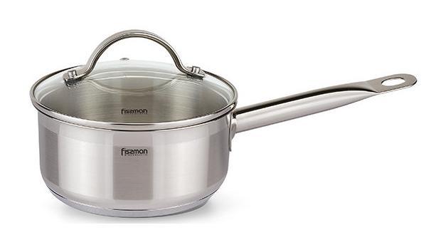 Ківш Fissman Luminosa 1.5 л зі скляною кришкою