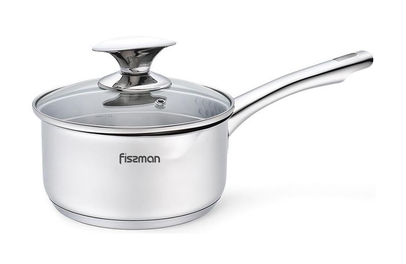 Ківш Fissman Elegance 1.6 л із неіржавкої сталі з кришкою