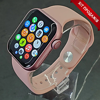 Cмарт-часы Smart Watch GS9 Pro pink 45mm украинское меню Smart Watch s9 безрамочный экран 9 серии Розовый