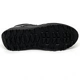 Чоловічі шкіряні кросівки чорного кольору Zlett 6139s чор. розмір 39, фото 9