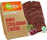 Кекс без глютену шоколадний з вишнею Balviten 220 г