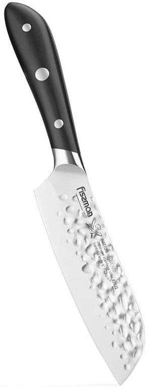 Ніж сантоку Fissman Hattori 13 см hammered з неіржавкої сталі