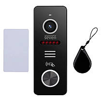 IP-панель виклику з вбудованим зчитувачем карт MIFARE SEVEN CP-7500FHD-Wi-Fi black, фото 3