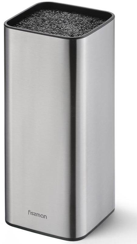 Колода-підставка для ножів Fissman Steel 9.5x9.5x22.5 см, неіржавка сталь