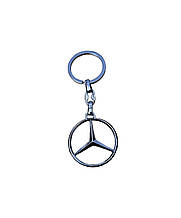 Брелок автомобільний металевий для ключів Mercedes Мерседес 9,2 см