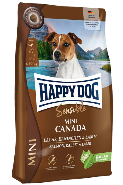 Happy Dog Sensible Mini Canada (Хеппі Дог Міні Канада) сухий корм для дрібних собак у разі алергії
