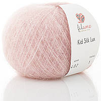 Filamo KID SILK LUX (ФИЛАМО КИД СИЛК ЛЮКС)№402 розовый (Пряжа мохер с шелком и люрексом, нитки для вязания)