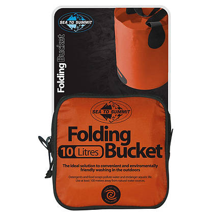 Туристичне відро Sea to Summit Folding Bucket, 10 л (Red), фото 3