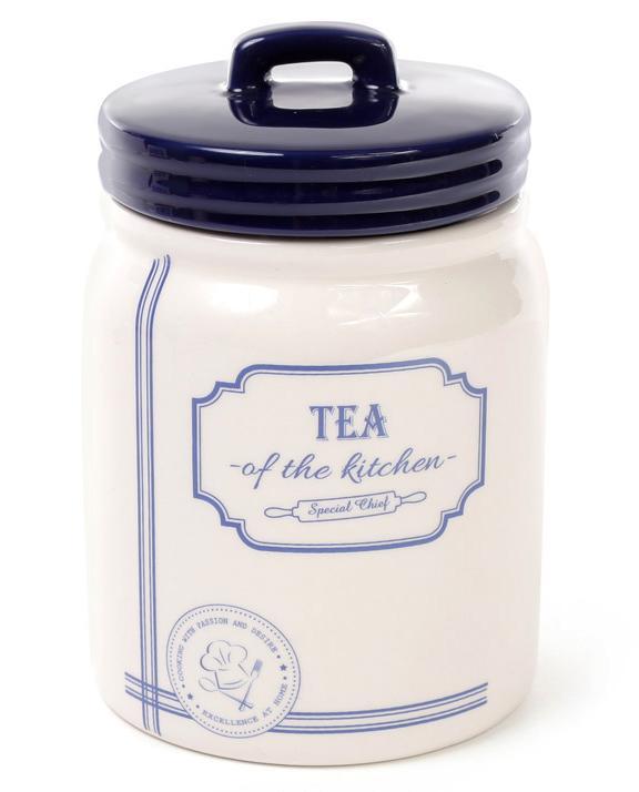 Банка керамічна Red&Blue TEA 900 мл, синя