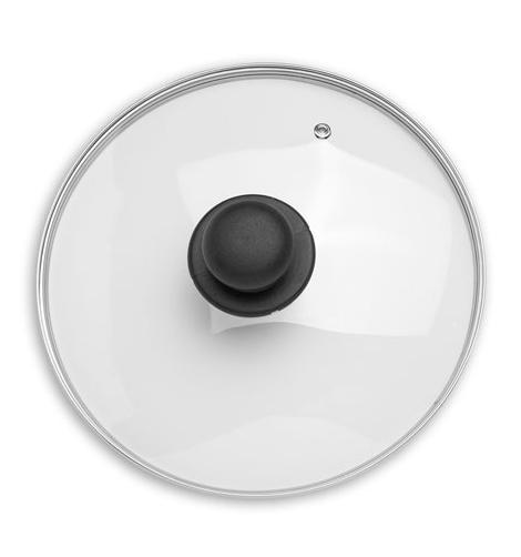 Кришка скляна Willinger Silver 26 см з бакелітовою ручкою і сталевим ободом