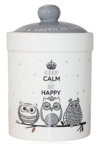 Банка керамічна Be Happy «Совоньки» 700 мл