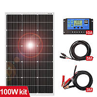 Сонячна панель 100W/5.56A комплект Dokio DSP